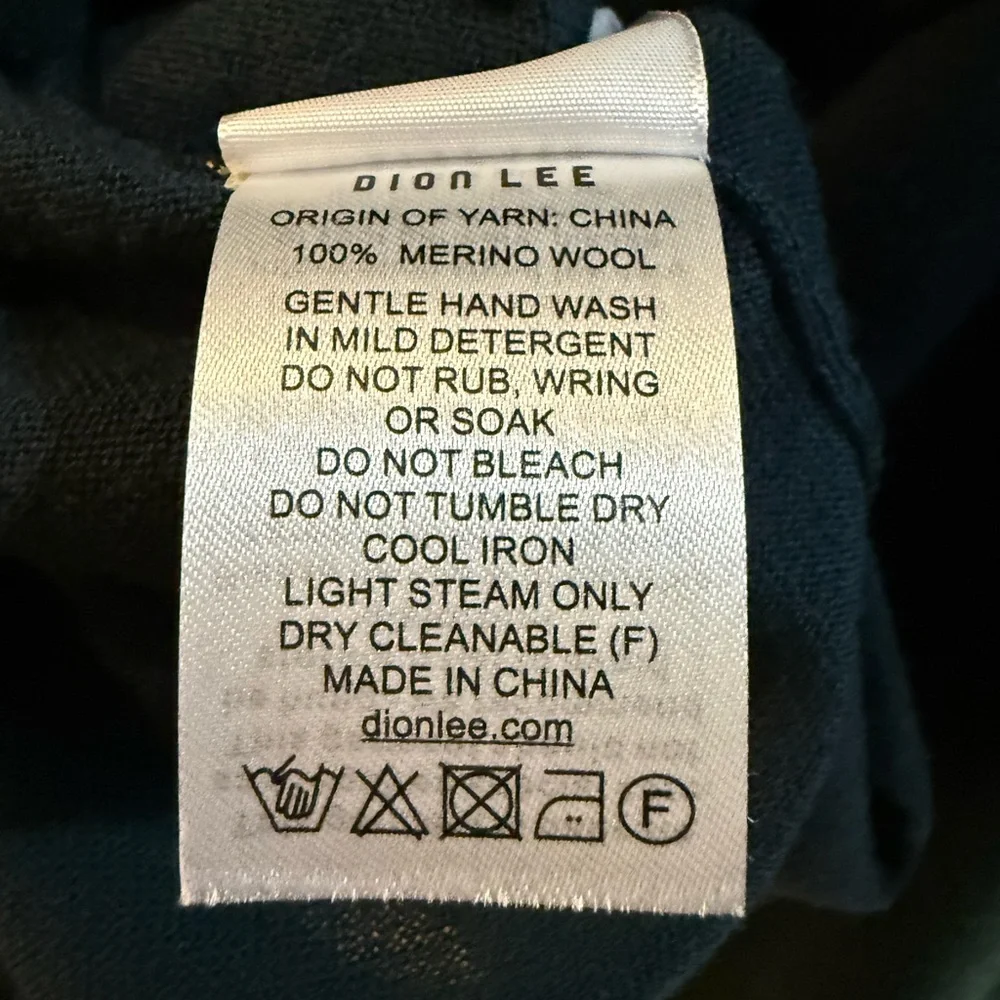 Dion Lee Green Merino Wool Top. Size 4 - Picture 4 of 5